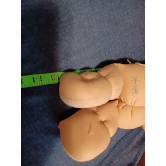 Vintage Cabbage Patch Kids Doll Dimple Brown Eyes Bald Signed 1978 1982 13" - Picture 12 of 12